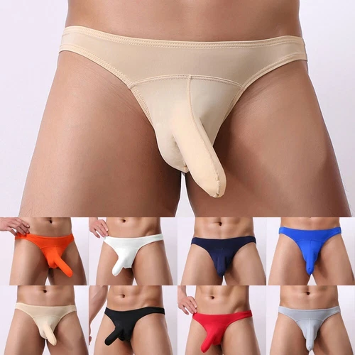 US Herren Silky Pouch Boxershorts Penishülle Trunks Unterhose Tangas Unterwäsche - Bild 5 von 27