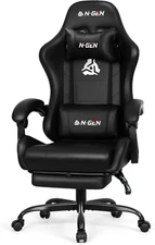 Video Gaming Chair with Footrest High Back Ergonomic Comfortable Office Computer