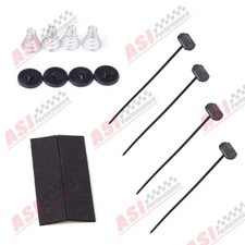2pcs Electric Cooling Fans Mounting Kits Foam Pads W Fastening Straps Springs 2pcs Electric Cooling Fans Mounting Kits Foam Pads W Fastening Straps Springs