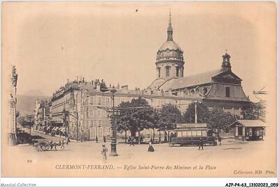 AJPP4-63-0444 - CLERMONT-FERRAND - Kirche Saint-Pierre Des Minimes Und Die Pl