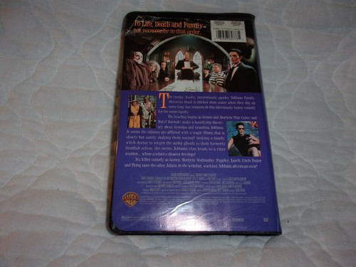 THE ADDAMS FAMILY + REUNION 2 VHS LOT CLAMSHELL TIM CURRY RAUL JULIA COMEDY - Picture 3 of 11