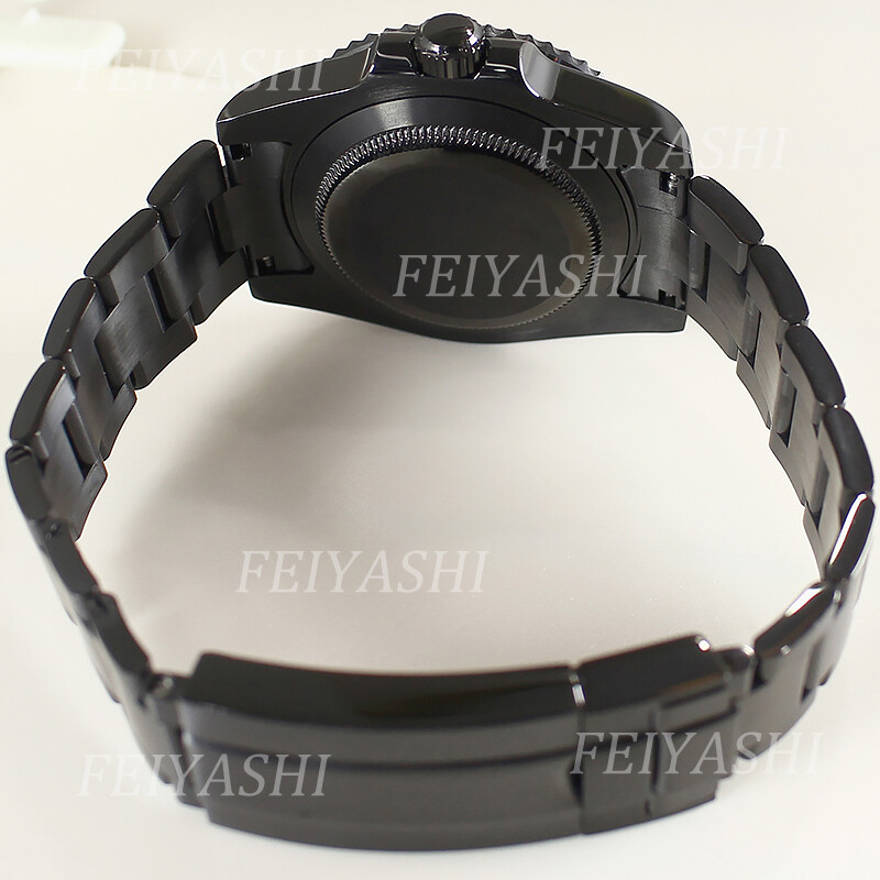 40mm Black Diver Watch Case+Oyster Bracelet For Seiko h35 nh36 38 Eta2824 8215 image 10