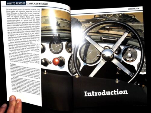 How to Restore Classic Car Interiors : Repair, Restoration, Maintenance Book New - Picture 3 of 6