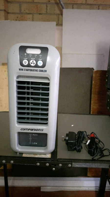 companion mini rechargeable evaporative cooler