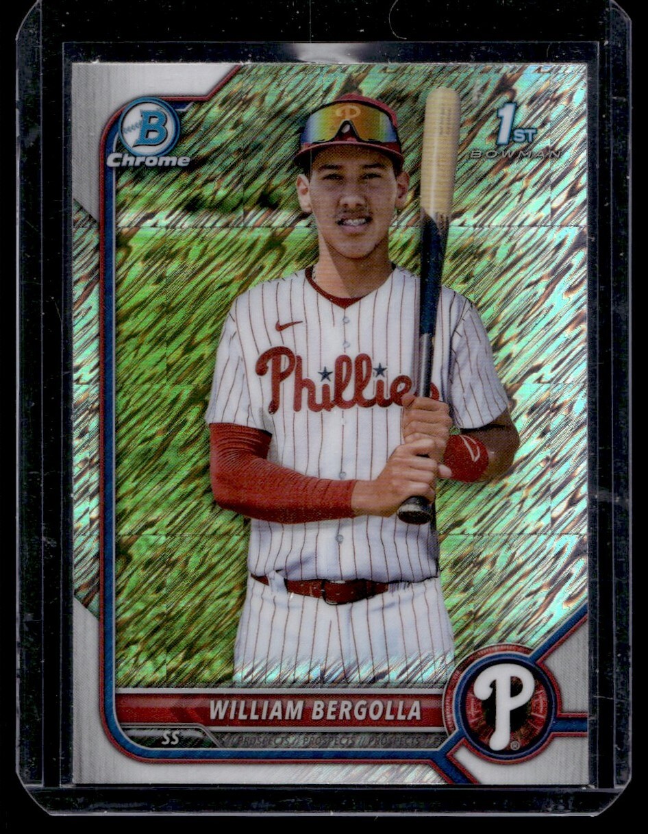 2022 Bowman Chrome Shimmer #BCP-159 William Bergolla Philadelphia Phillies