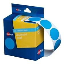Avery 937276 Round Light Blue Labels 24mm 500...