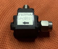 RF MICROWAVE ISOLATOR MTC J147FMV 10-15Ghz Isolation 22 Db SMA TESTED