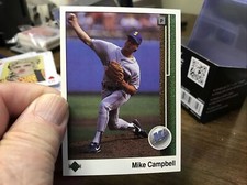 1989 Upper Deck Seattle Mariners Baseball Card #337 Mike Campbell
