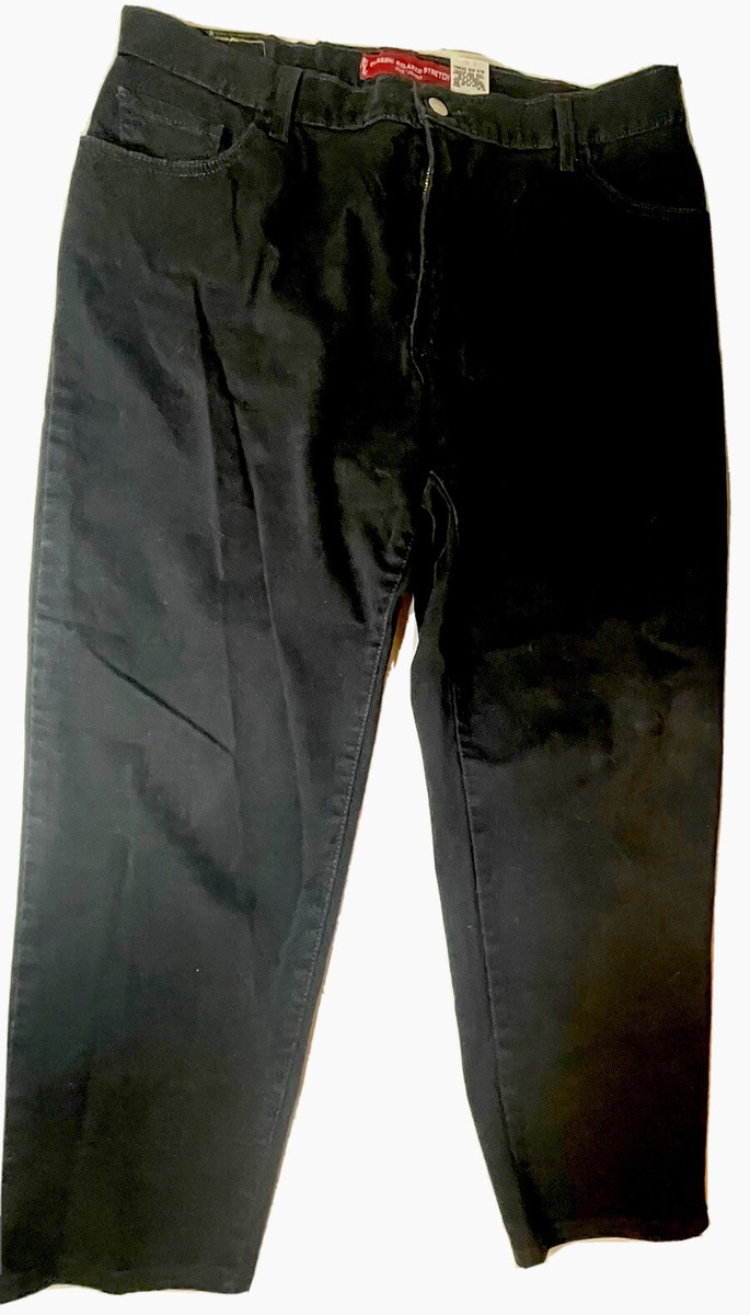 Levi's 550 BLACK　 W36 L32 Levi's 550 Relaxed Fit Black Denim Jeans Vintage 1990s Made