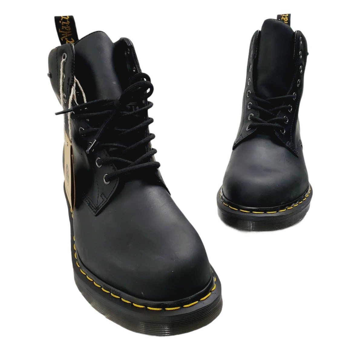 DR MARTENS Boots Mens Size 11 Black Leather Combat 1460  display picture 3
