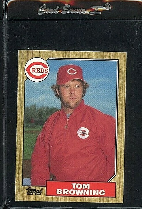 1987 TOPPS TIFFANY #65 TOM BROWNING CINCINNATI REDS