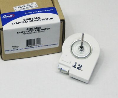 Supco SM0146E Refrigerator Evaporator Fan Motor for Samsung DA31