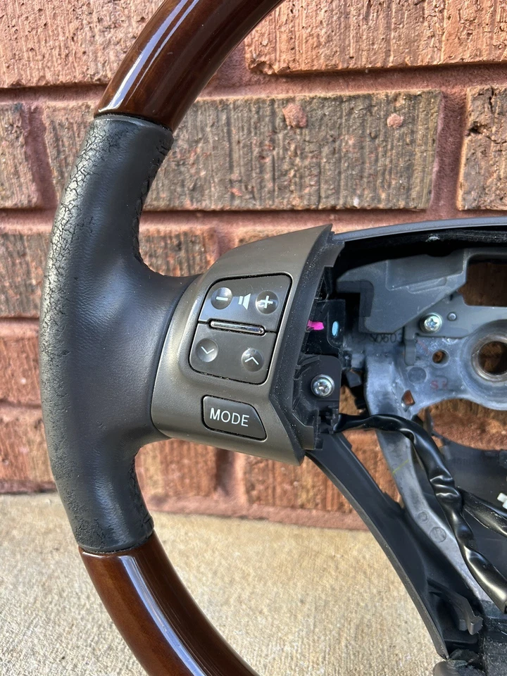 Руль 2006-2011 Lexus GS300 GS350 GS430 OEM дерево кожа OEM (9254)108D - Изображение 4 из 4