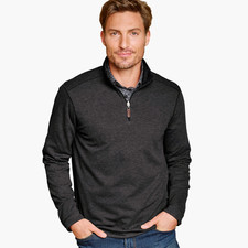 Johnstonn  Murphy'yy Men's Icon Reversible Quarter-Zip