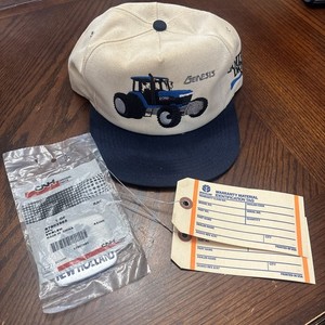 Ford New Holland, Tractor Genesis FWA Hat, Emblem Identification Tag Lot rare