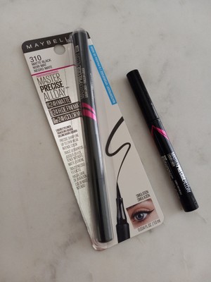 Maybelline Master Precise All Day Liquid Eyeliner 310 Matte Black + Sample Black