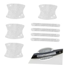 8PCS Bling Car Door Handle Protector, Crystal Rhinestone Car Door Protector,