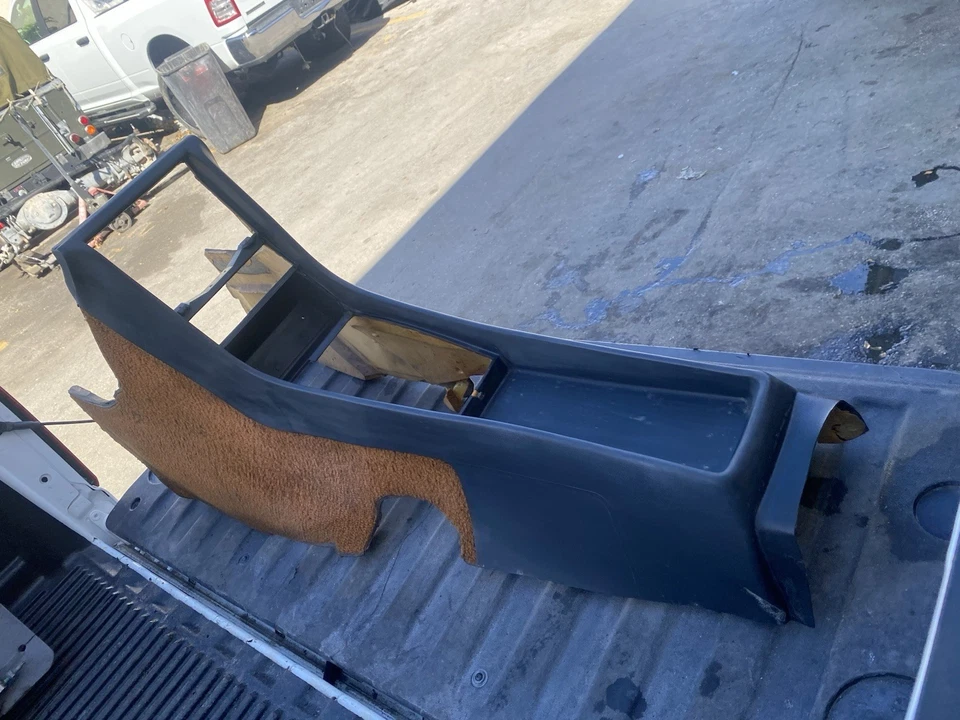 Mercedes Benz W116 280SE 1973-80 SEL 4,5 consola central gris/bronceado original OEM Foto 2 de 4