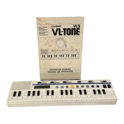 Vintage Casio VL-Tone VL-5 1980s Keyboard Synth Electronic With
