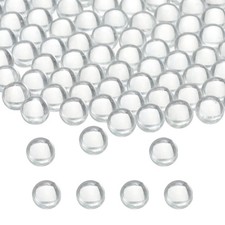 500-Pack Solid Round Glass Beads, 2mm Glass Boiling Stones Beads Balls
