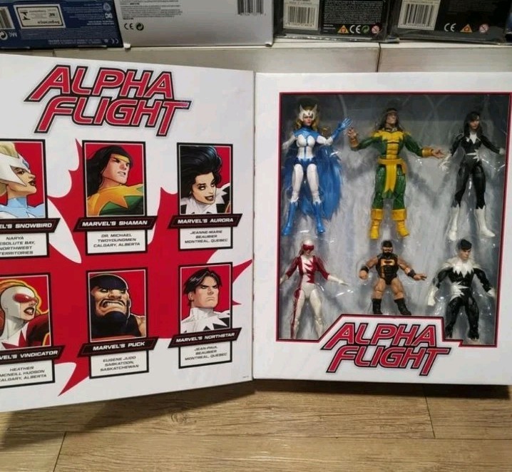 Marvel Legends Alpha Flight 6in Action Figure Collection