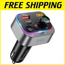 Wireless Radio Adapter - HiFi Bass, LED Display, Fast Charge