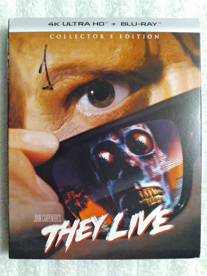 They Live (4K Ultra HD + Blu-ray, 1988) With Slipcover Please Read Description - Image 2 of 4