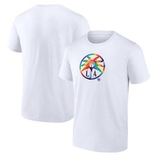 Men's White Los Angeles Sparks Team Logo Pride T-Shirt