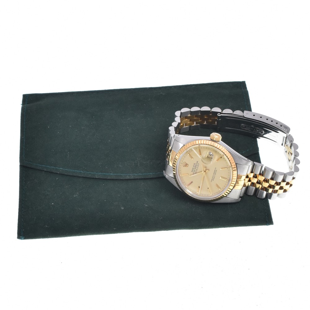 ROLEX Oyster Perpetual DATEJUST Ref.16013 vintage SS/YG Cal.3035
