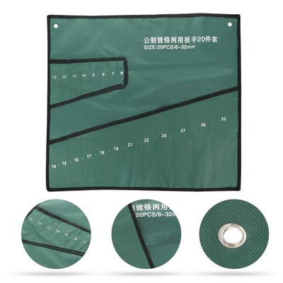 Multi-function Repair Kit Canvas Tool Bag Thick Wrench Holder Bag