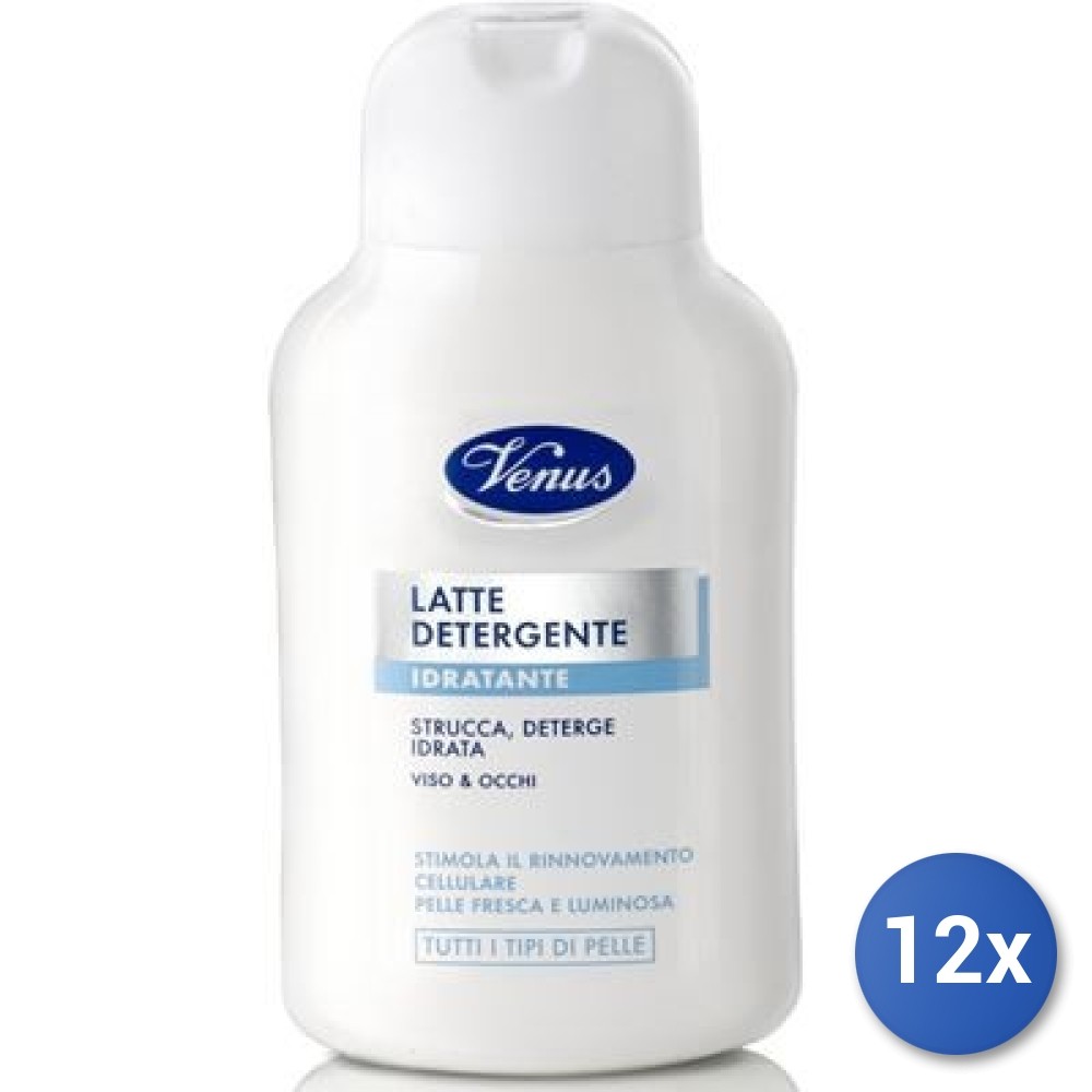 Stock 12 Pezzi Venus Latte Detergente Idratante 200ml - Offerta Stock