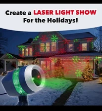 Star Shower Spectacular Christmas Light Show W/ Remote As Seen On 8 Holiday Pic