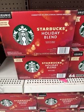 Starbucks Holiday Blend K-Cups Medium Roast Limited Edition - 64 Cups 17/8/2026