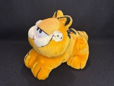 Vintage Garfield Plush Standing On All Fours 9" Loafing Well Loved  AS IS 