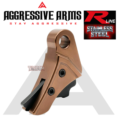 トイガン RHT M29 Steel Trigger AGGRESSIVE ARMS RLINE V2 STAINLESS STEEL COPPER TRIGGER FOR GLOCK