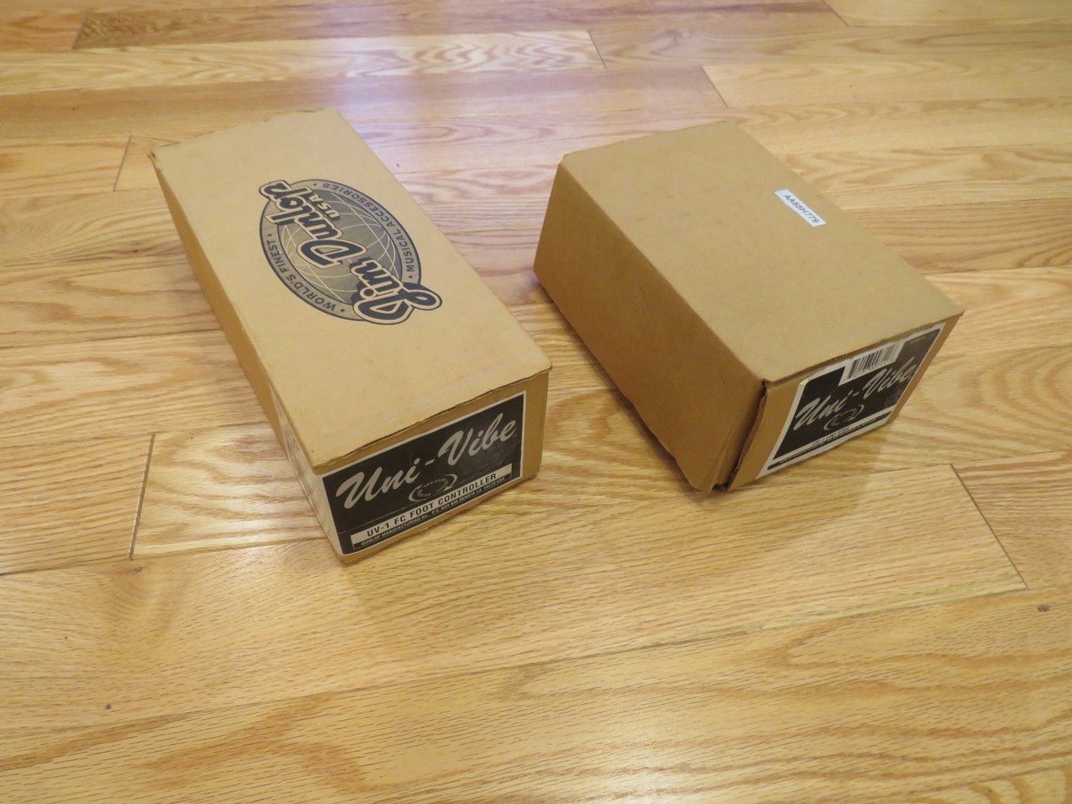 Jim Dunlop UV-1 Uni-Vibe and UV-1FC Foot Controller, Opened Box | eBay