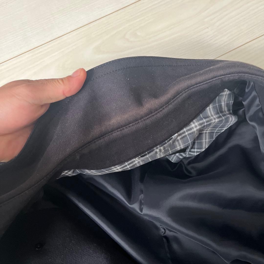 BURBERRY BLACK LABEL Peacoat Size M Black From Japan thumbnail 8