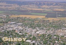 Aerial View Postcard-GILROY, California