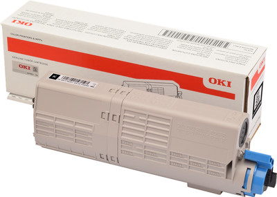 Original OKI Toner Schwarz 46490608 46490608