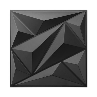 Art3dwallpanels 33 Pack 3D Wall Panel Diamond for Interior Wall Décor, PVC 