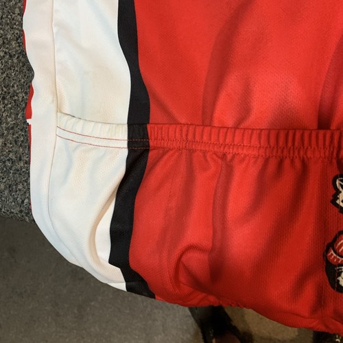 Wisconsin Badgers Cycling Jersey Mens Size XL Bucky Bike Riding UW Madison - Picture 12 of 12