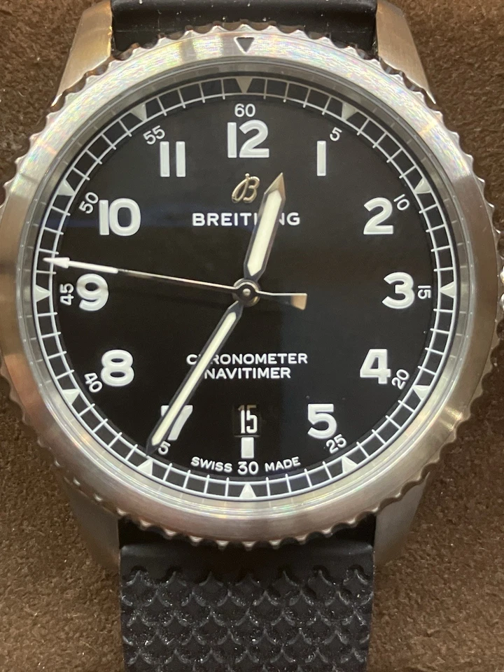 Breitling Navitimer 8 Automatic 41MM serviced at Breitling 4318/B5 - Image 2 of 4