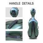 Cello Case 4/4 with Wheels Backpack Straps Beautiful Green Minor imperfection — photo 9