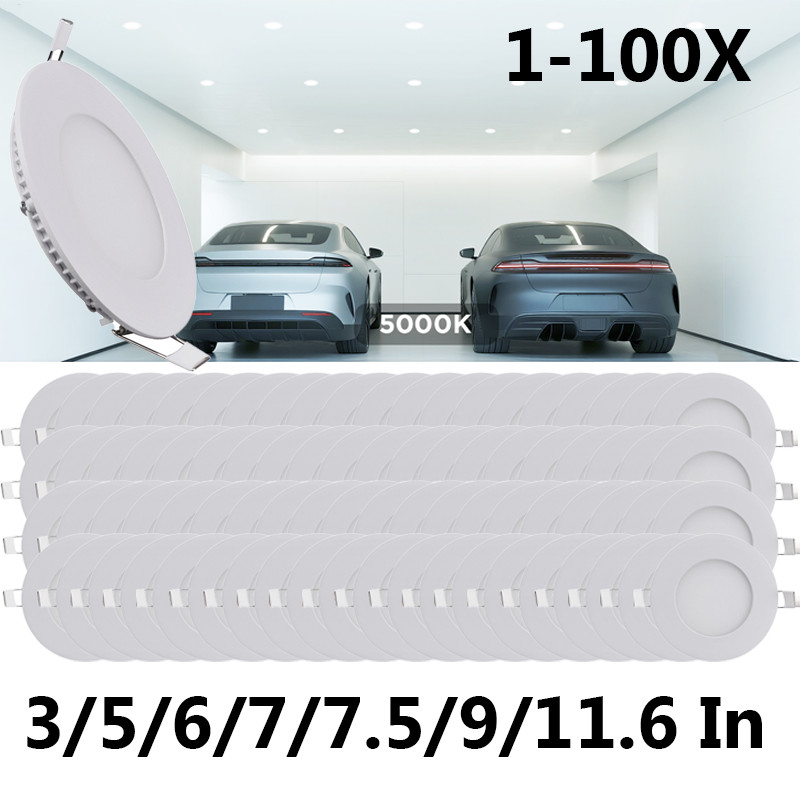 3/5/6/7/7.5/9/11.6-Inch Recessed Lighting Canless LED Ceiling Can Light Fixture