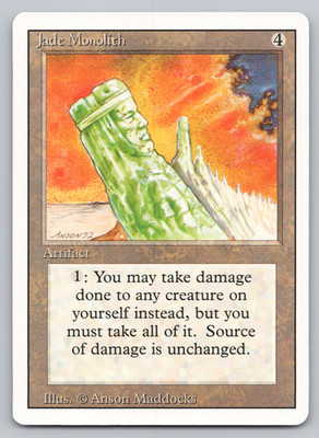 Jade Monolith - NM - Revised 1994 3rd Edition- MTG