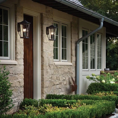 Hinkley Bromley 30"H Museum Black 3-Light Outdoor Wall Light - Picture 8 of 10