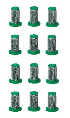 12 of Teejet Poly Check Valve Tip Strainer w/ SS 100 Mesh Screen Opens @ 10 PSI