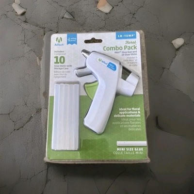 New Adtech Mini Lo Low Temp Hot Glue Gun 10 Free Glue Sticks Floral ARTS Crafts
