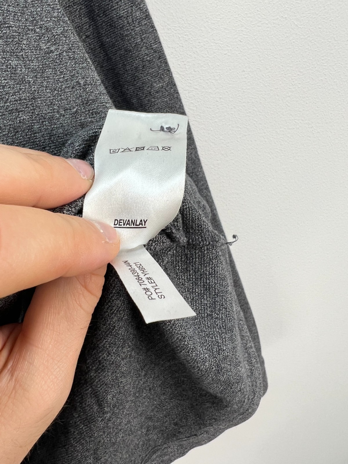 Lacoste Sport Long Sleeve Polo Shirt Gray Size 6 Mens thumbnail 7