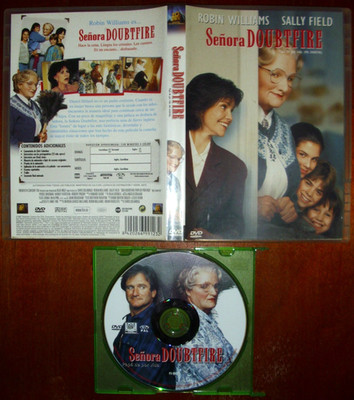 Señora Doubtfire, papá de por vida (Mrs.) [DVD] Chris Columbus, Robin Williams